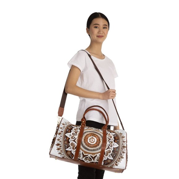 waterproof travel bag boho,Unisex travel bag,  Everyday Travel Bag, Colorful - Picture 7 of 9